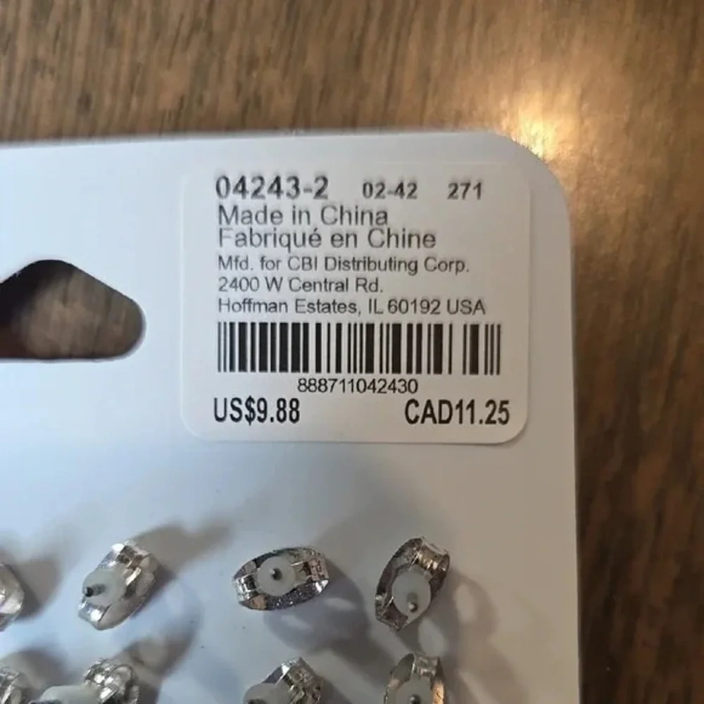 Claire's Jewelry Bundle, 7 Rings, 1 Bracelet, 9‎ Pairs of Earrings, NEW